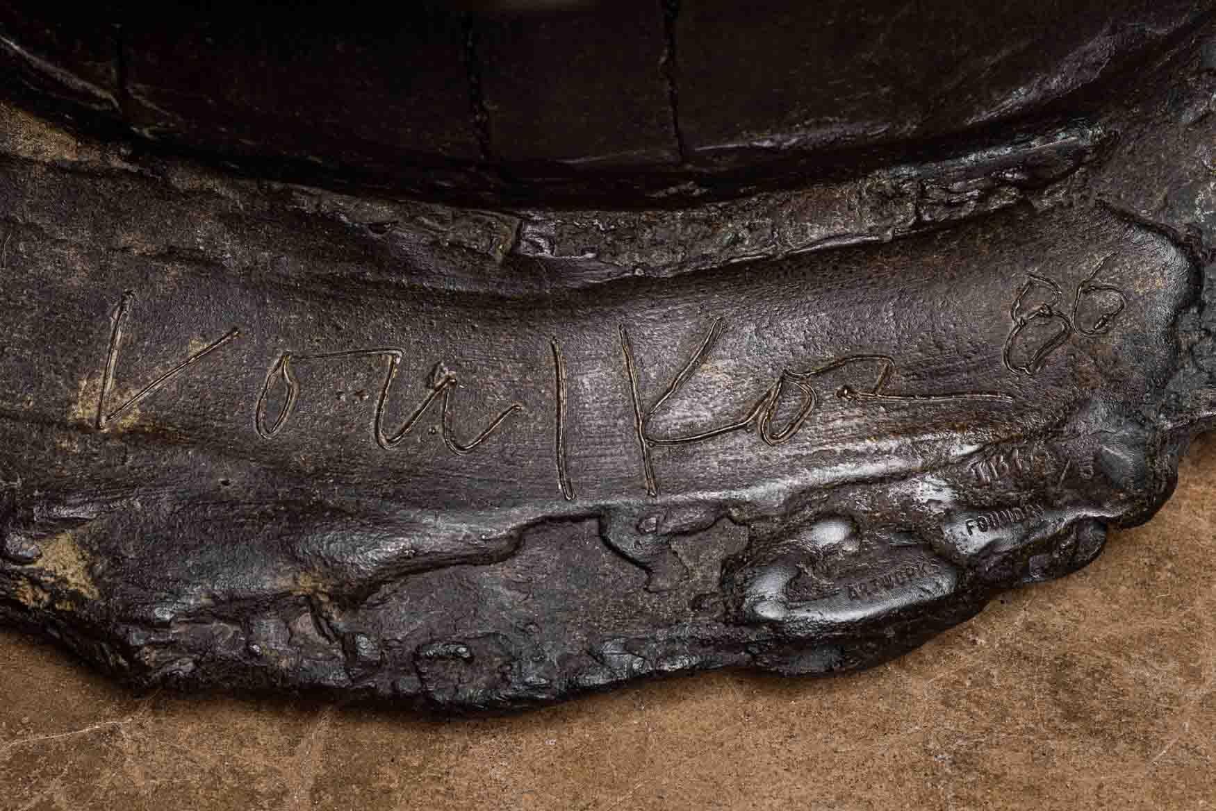 Peter Voulkos Bronze Ice Bucket, 1986 12