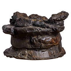 Vintage Peter Voulkos Bronze Ice Bucket, 1986