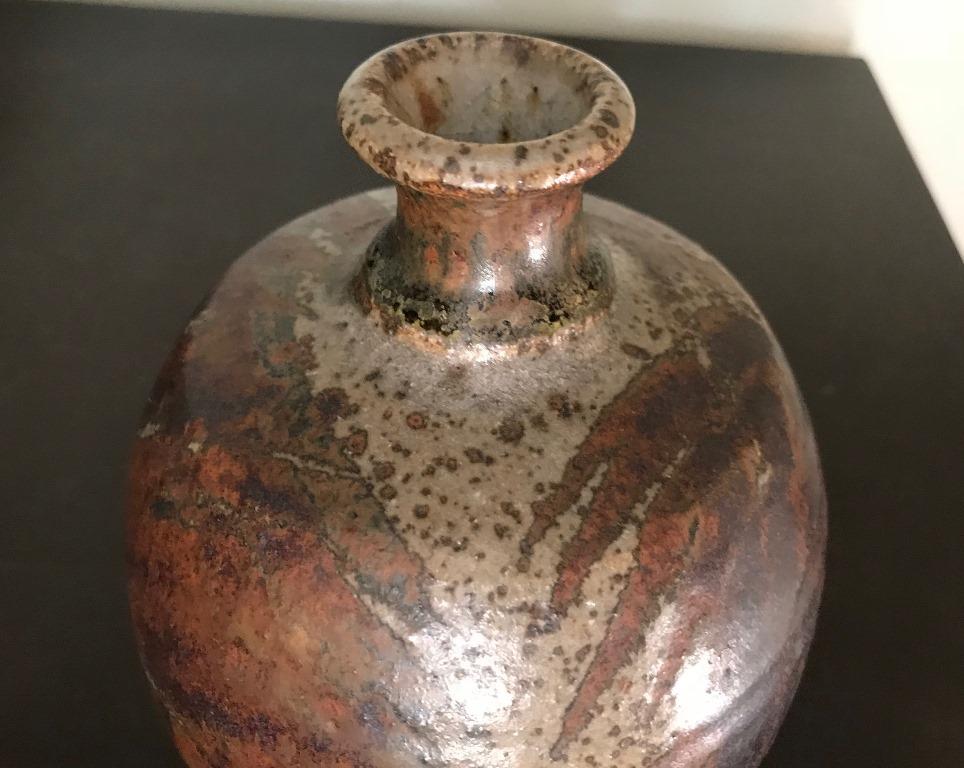 Américain Vase en poterie de grès, signé par Peter Voulkos, datant de la fin du XIXe siècle, vers 1950 en vente