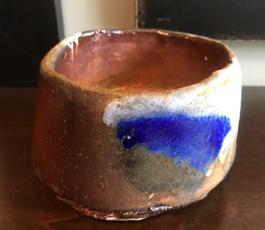 Peter Voulkos Signed Large Heavy Modern Glazed Chawan Tea Bowl In Good Condition In Studio City, CA
