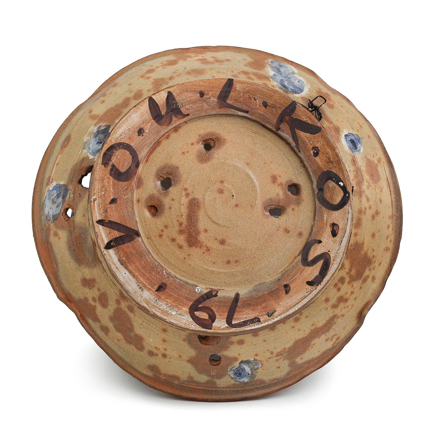 Rare large platter by Peter Voulkos 1
