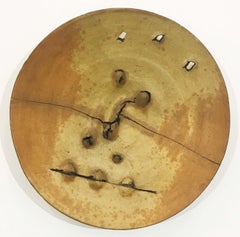 Untitled Plate (Gas-Fired Ceramic California Clay Sculpture)