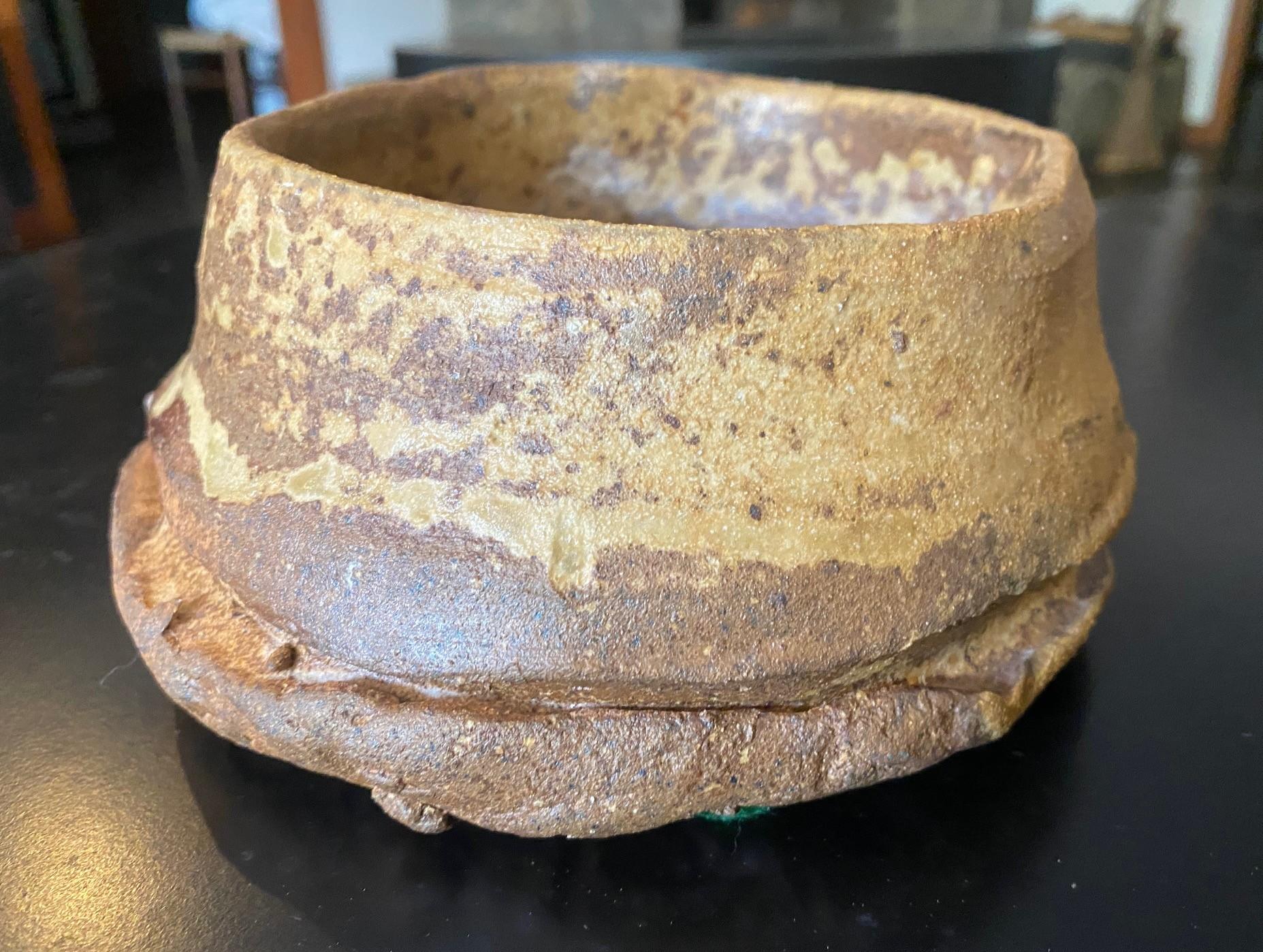 Fine XX secolo Peter Voulkos ha firmato la ciotola da tè Chawan dello Studio Pottery della California, moderna e astratta. in vendita