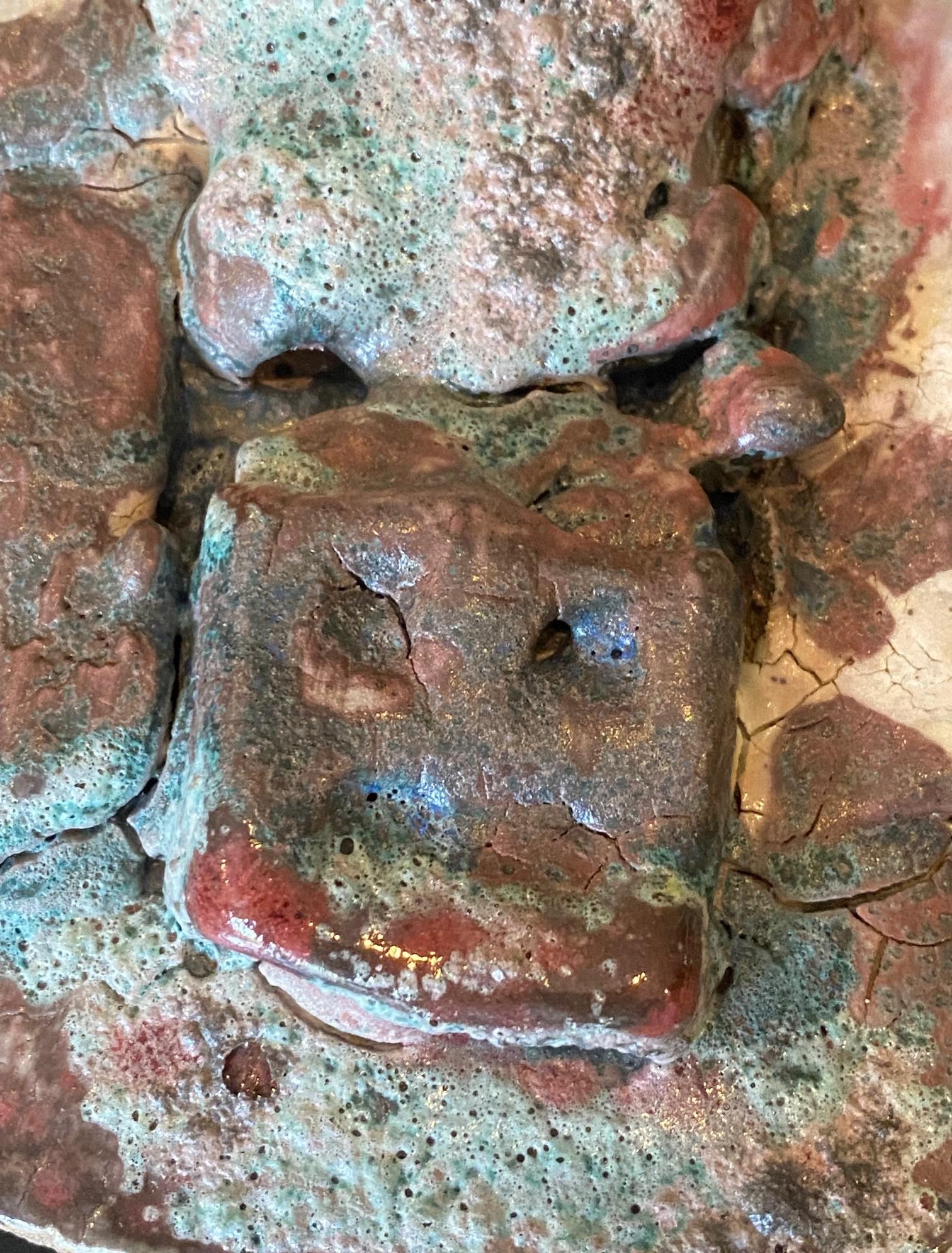 Peter Voulkos Firmado Raro Abstracto California Studio Pottery Arte Escultura Muñeca en venta 2