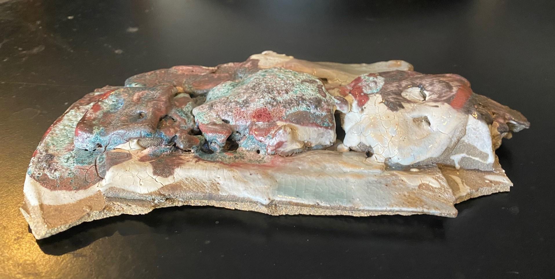 Peter Voulkos Firmado Raro Abstracto California Studio Pottery Arte Escultura Muñeca Alfarería en venta