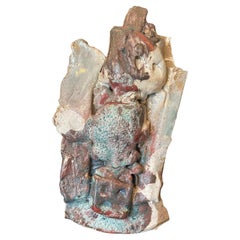 Peter Voulkos Firmado Raro Abstracto California Studio Pottery Arte Escultura Muñeca