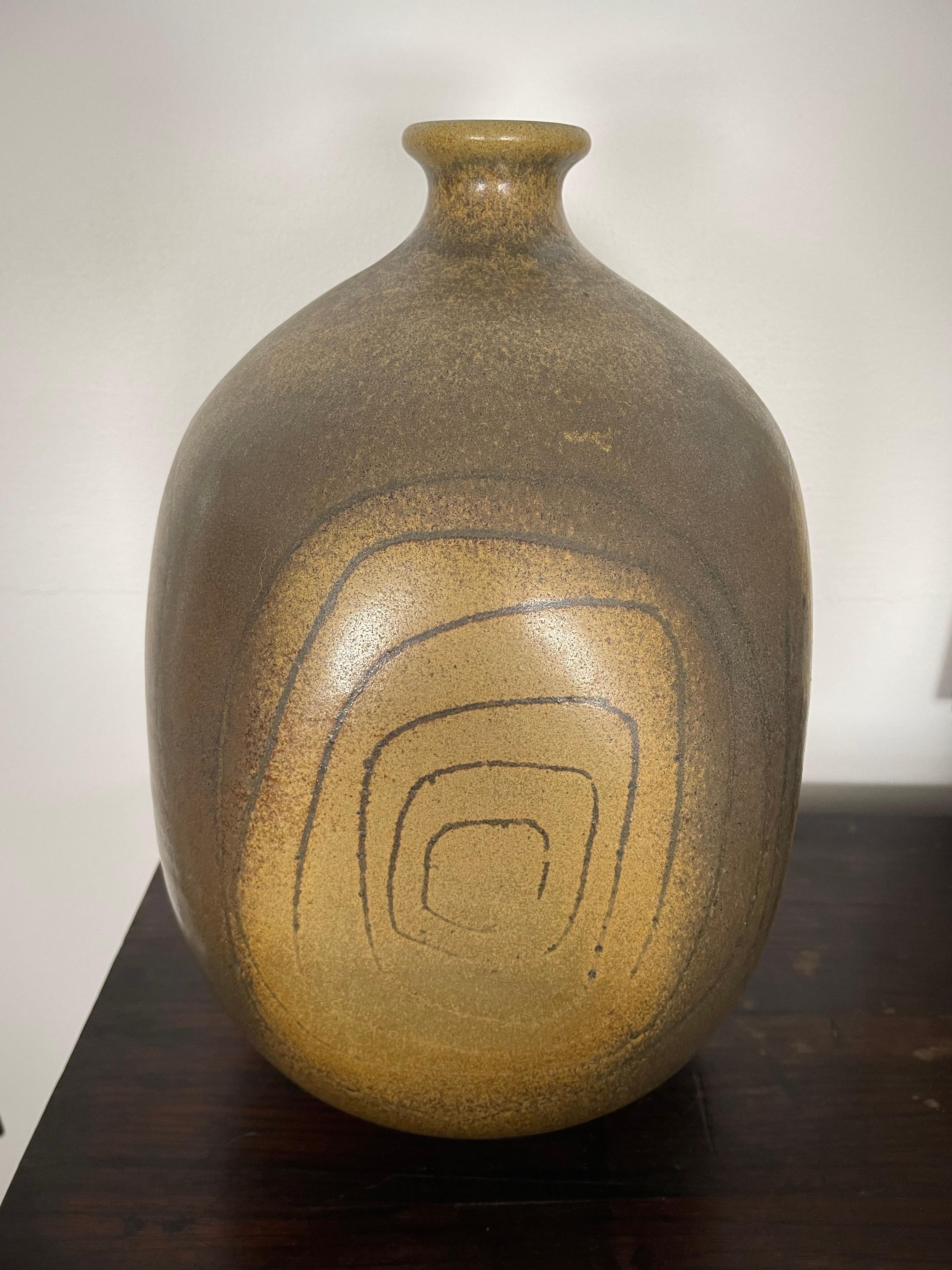 Mid-Century Modern Peter Voulkos Vase For Sale