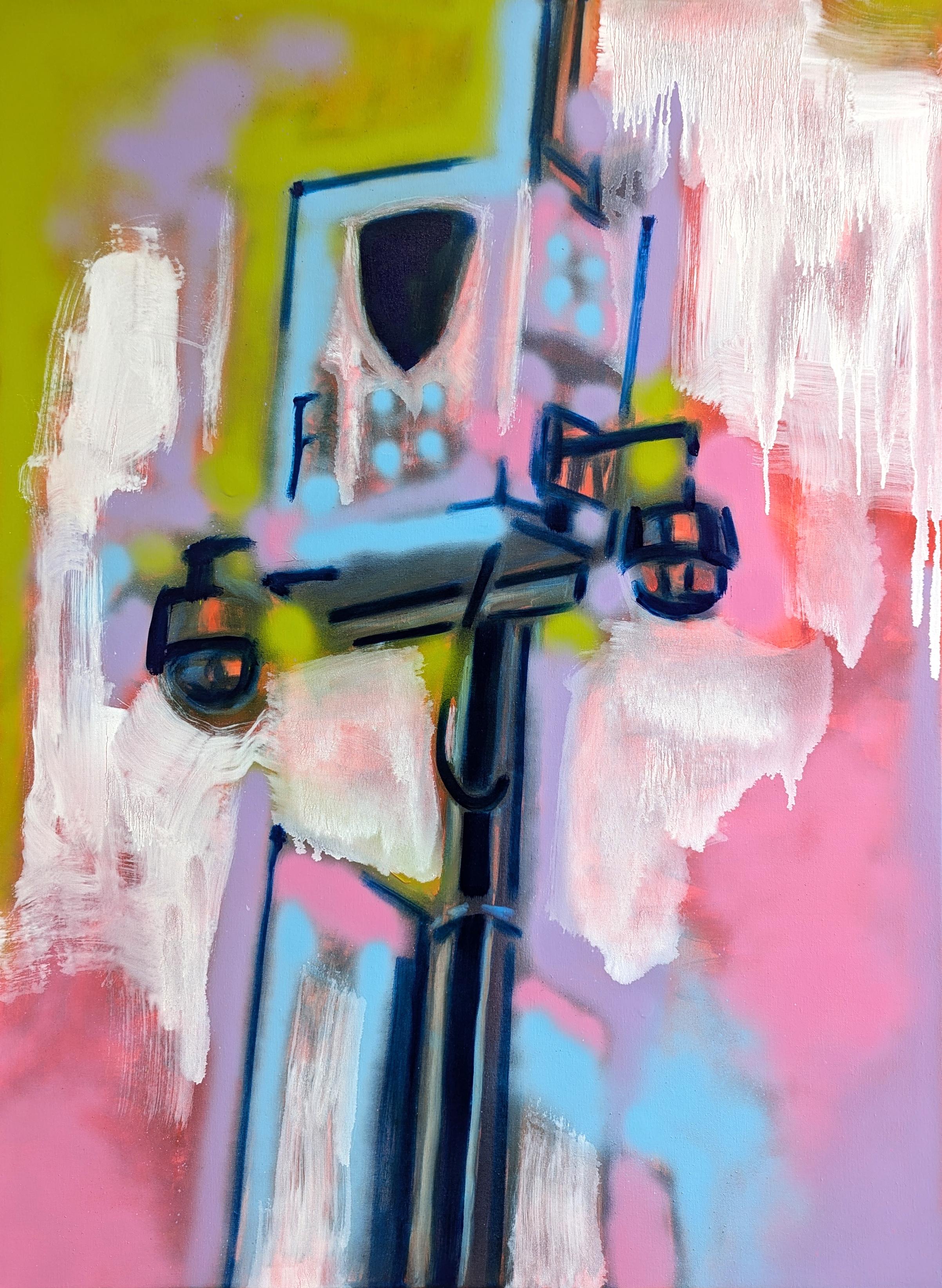 Un portrait des caméras de surveillance à l'arrêt de métro de l'artiste à Brooklyn, New York. Les caméras l'observent depuis des années ; l'artiste regarde en arrière.

Caméras à l'angle des avenues Church et MacDonald, Brooklyn, New York,