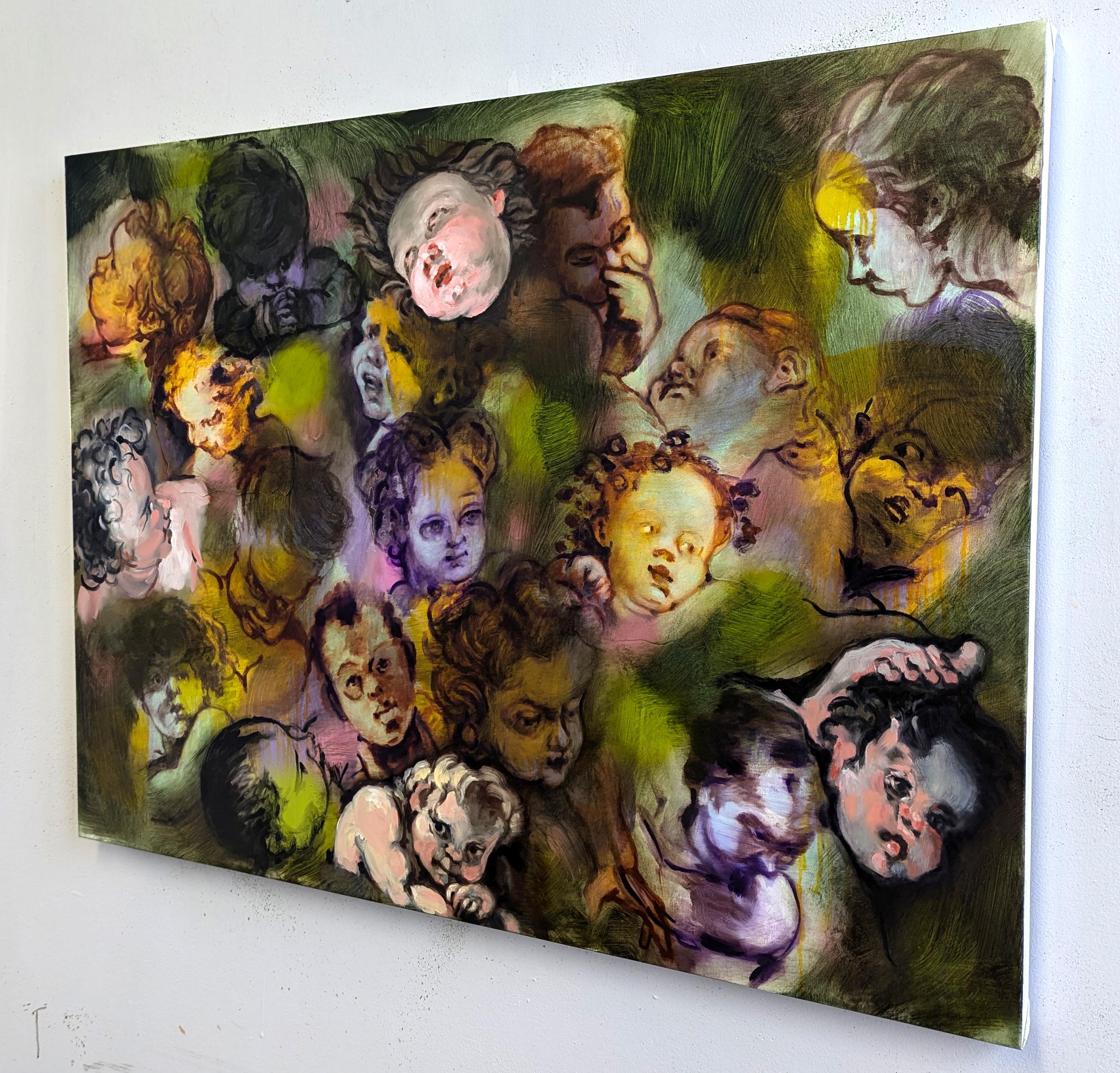 Peter Walsh 'Dataset : Vingt-quatre têtes de chérubins, de putti, de bébés et d'enfants