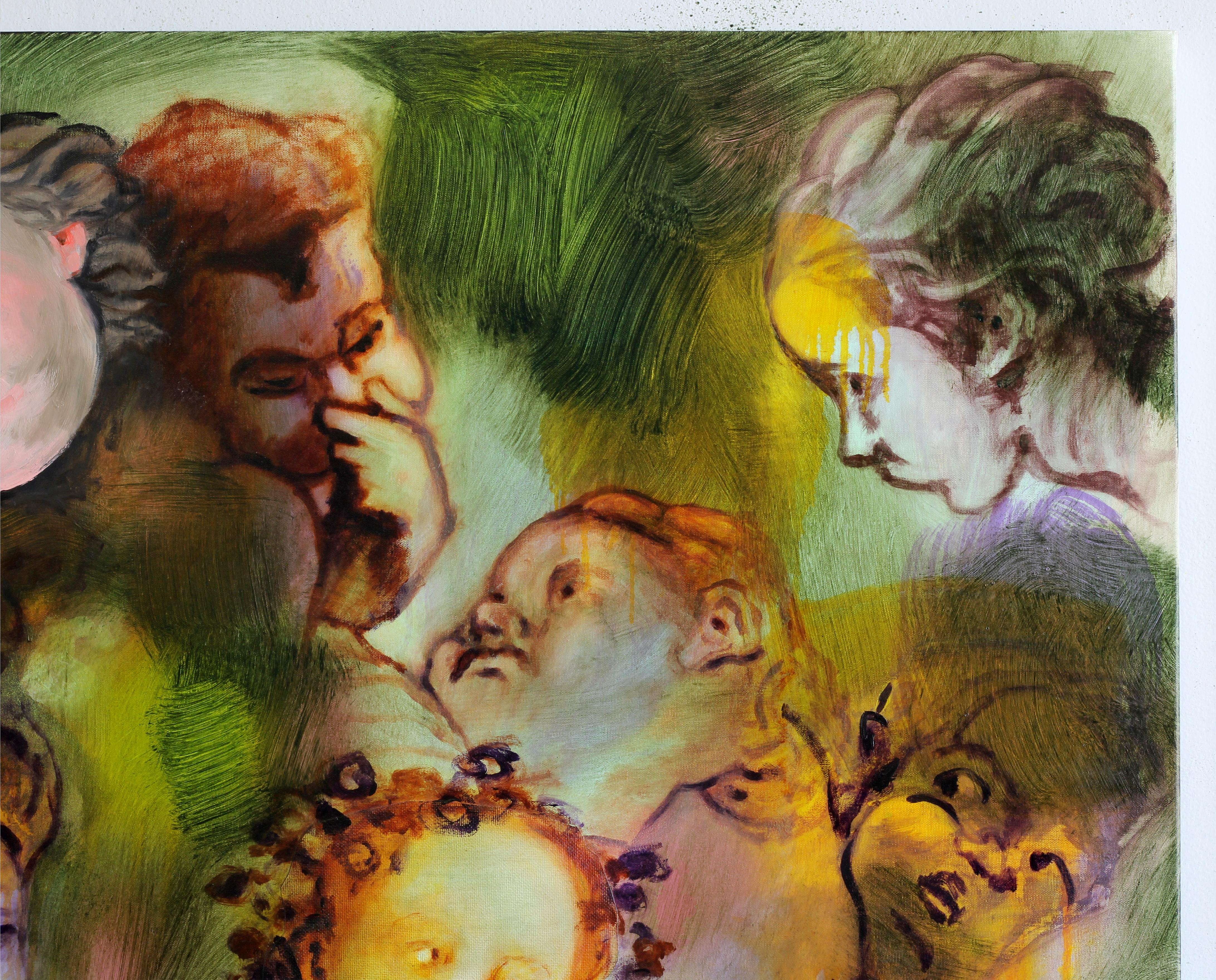 Peter Walsh 'Dataset : Vingt-quatre têtes de chérubins, de putti, de bébés et d'enfants