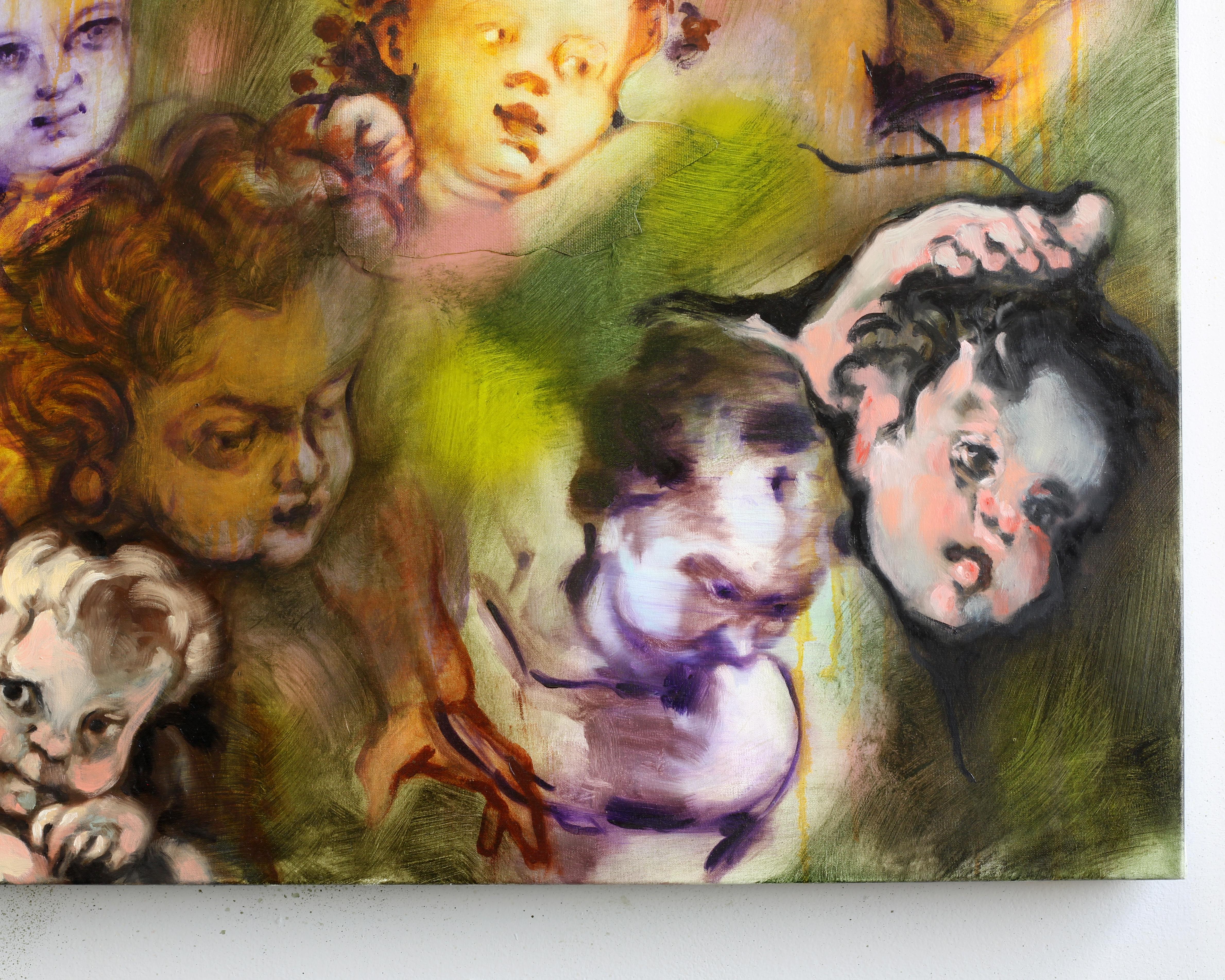 Peter Walsh 'Dataset : Vingt-quatre têtes de chérubins, de putti, de bébés et d'enfants