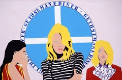 "Jesus Checking in @ Gethsamine Diner with 12 Others" - Pop Art à grande échelle