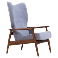Peter Wessel teak reclining lounge chair – K. Rasmussen