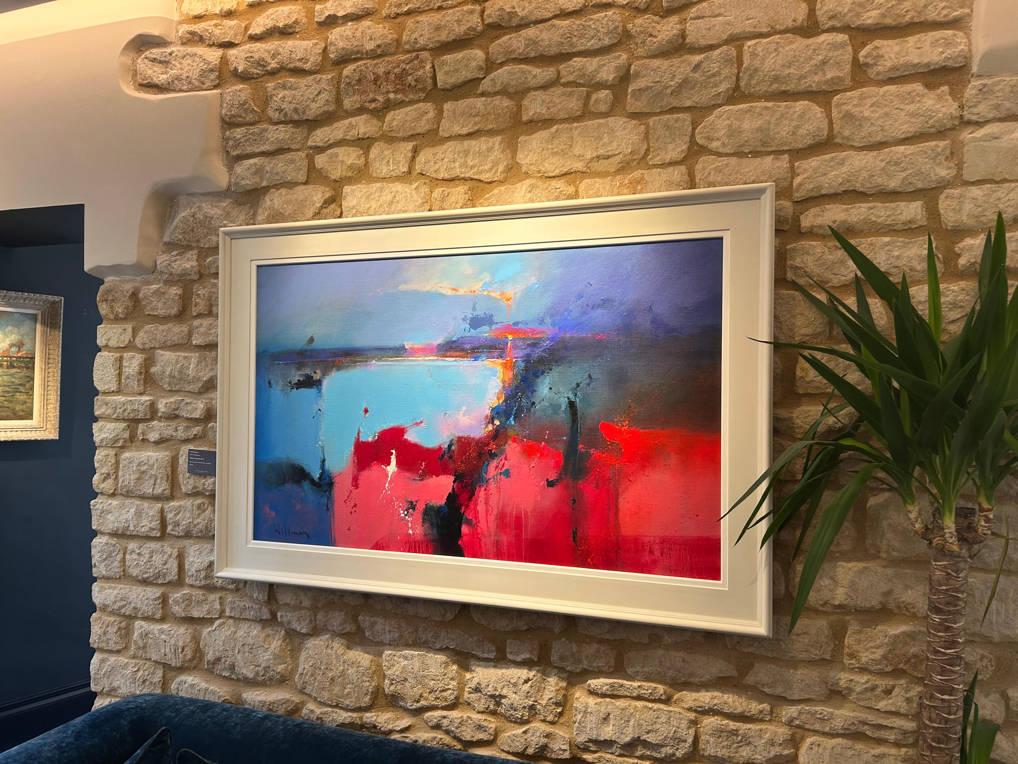 Portato in un altro luogo - Pittura astratta contemporanea britannica di paesaggio - Painting Astratto di Peter Wileman