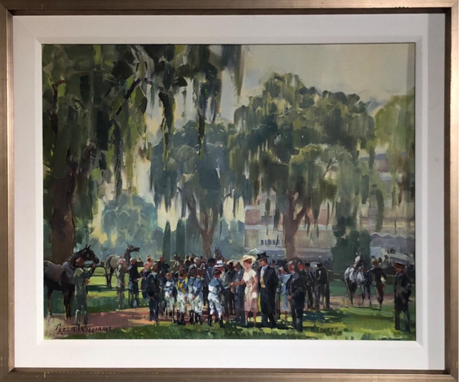 Woodbine Queen Plates Day – Painting von Peter Williams 
