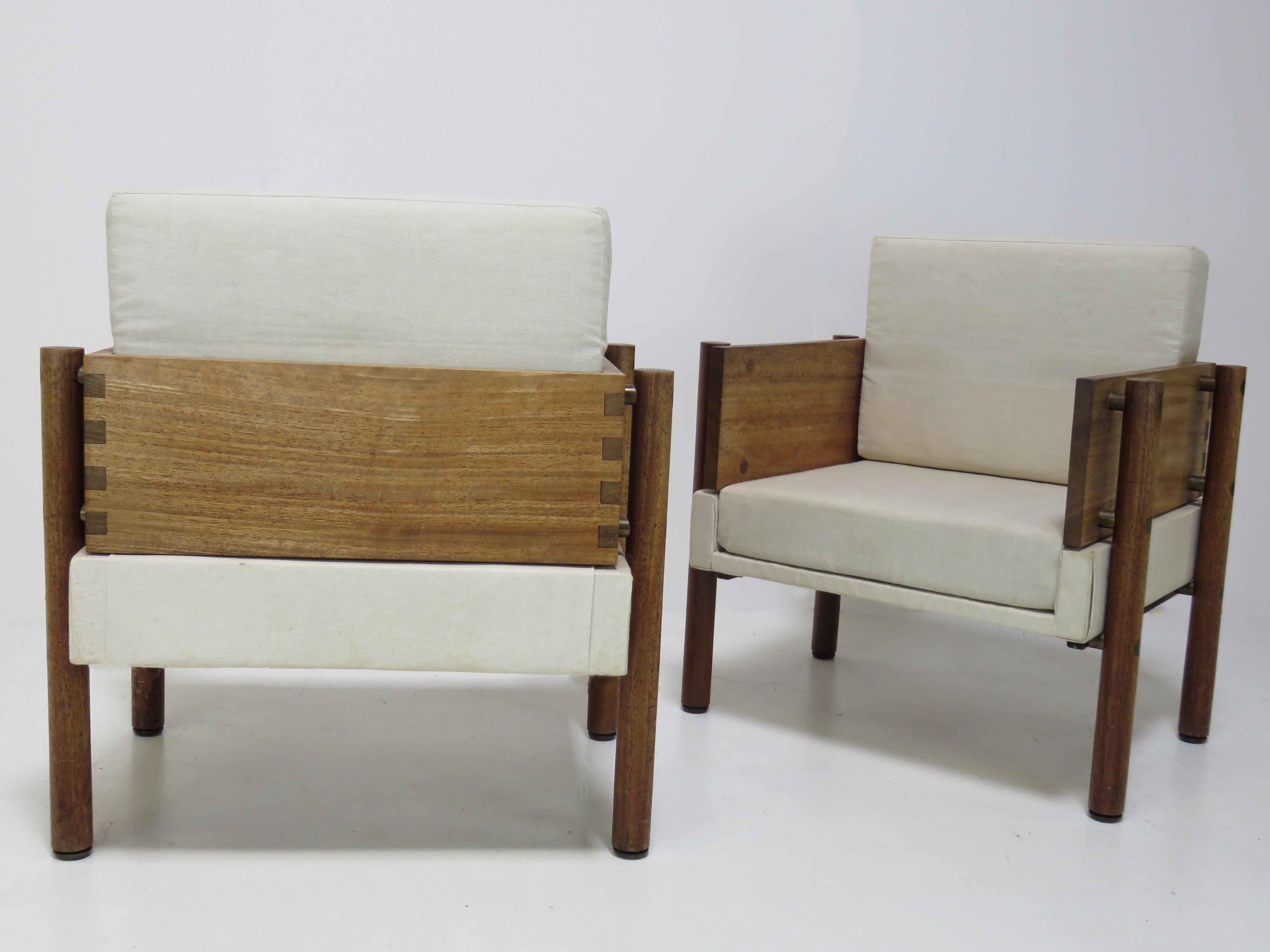 Scottish Architectural Pair of Chairs For Sale