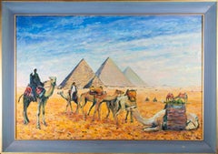 Peter Wood - Contemporary Oil, Egyptian Pyramids