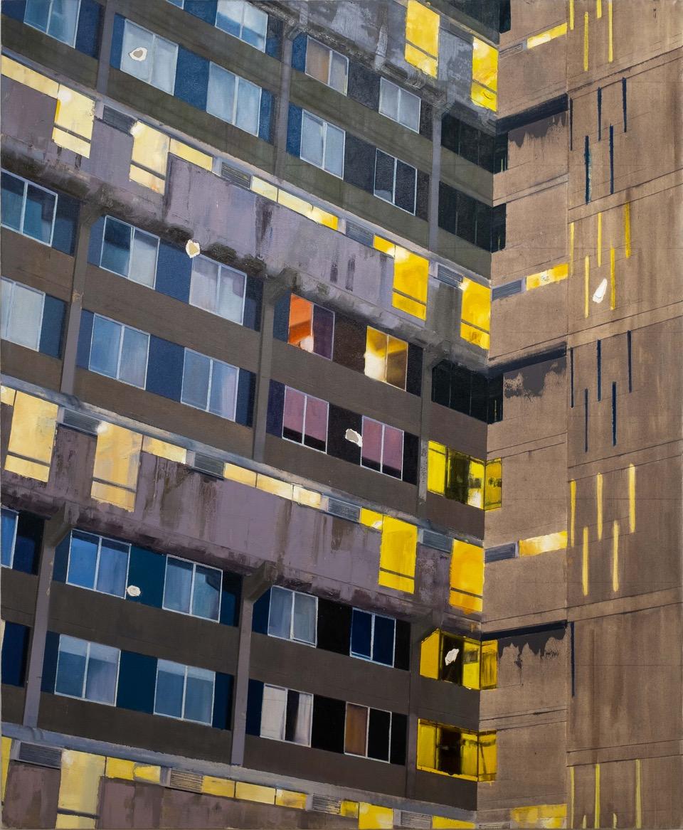 GOLDFINGER FOUR (avec la peinture écaillée Le Corbusier de l'atelier d'appartement)