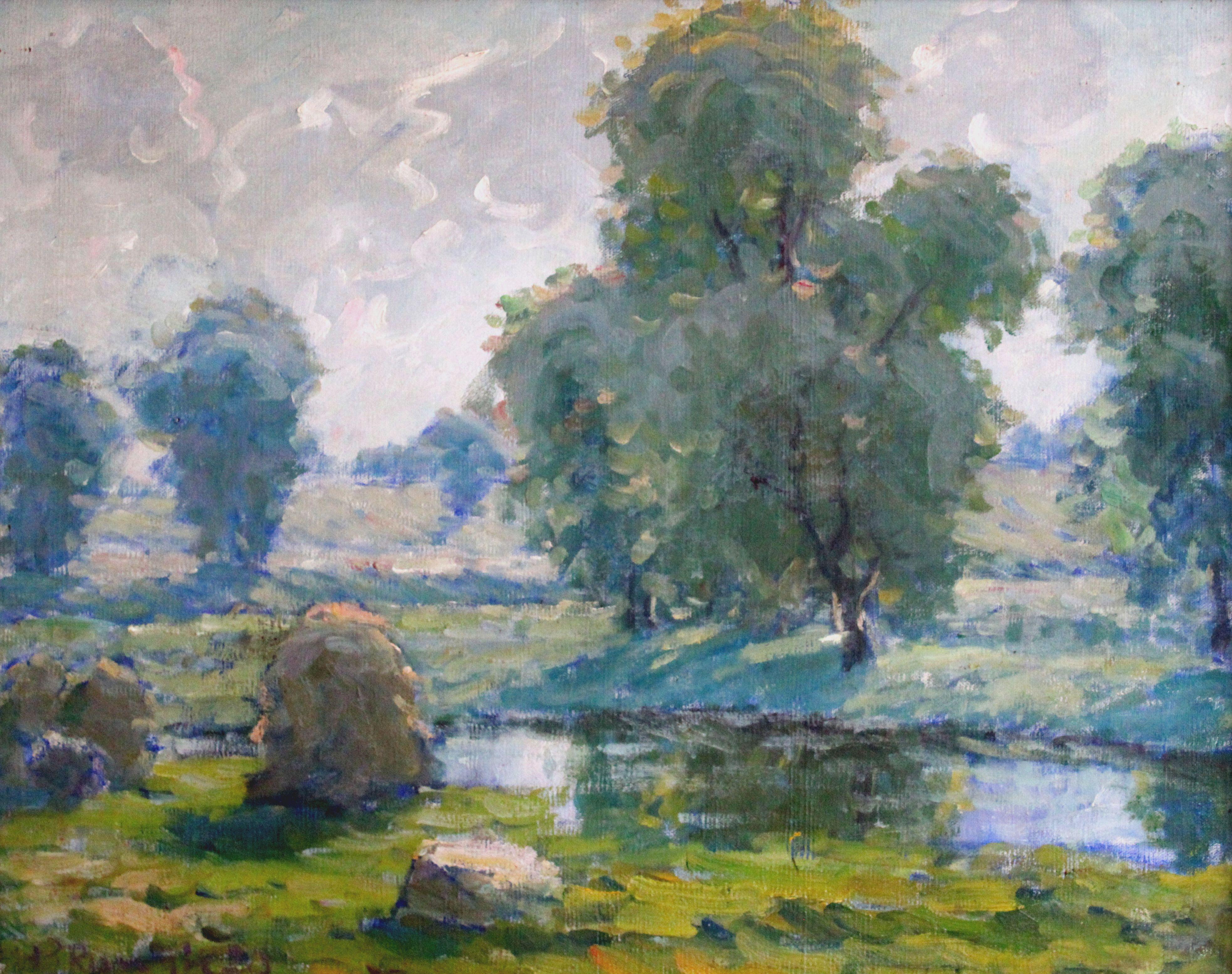 Summer day. Oil on canvas, 69x54 cm