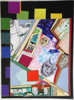 Volti. 2013. Carta, collage, 26x20 cm