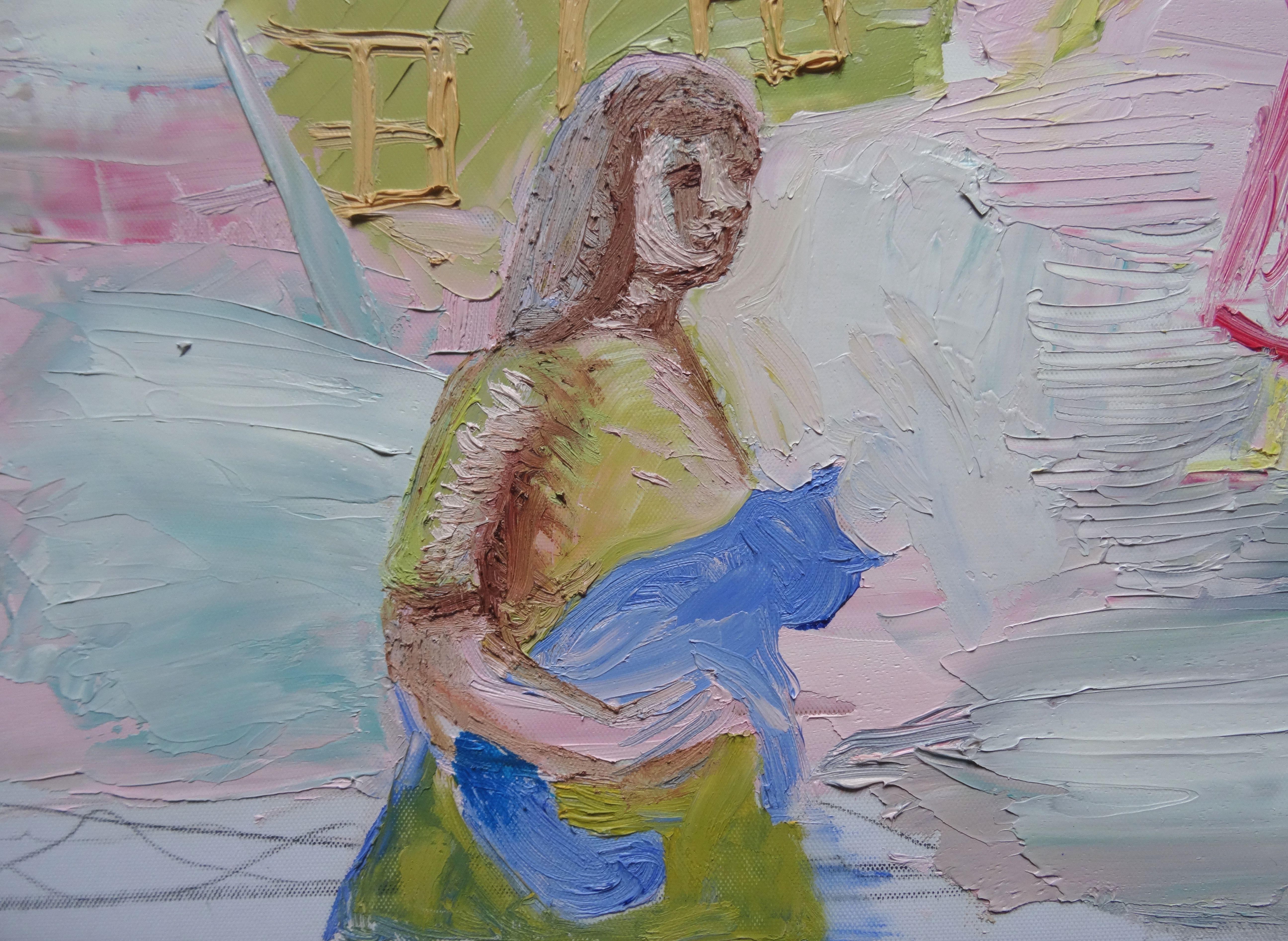 Princess dream. 2018. Oil on canvas, 55x55 cm 1