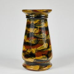Vase en poterie émaillée Peters and Reed