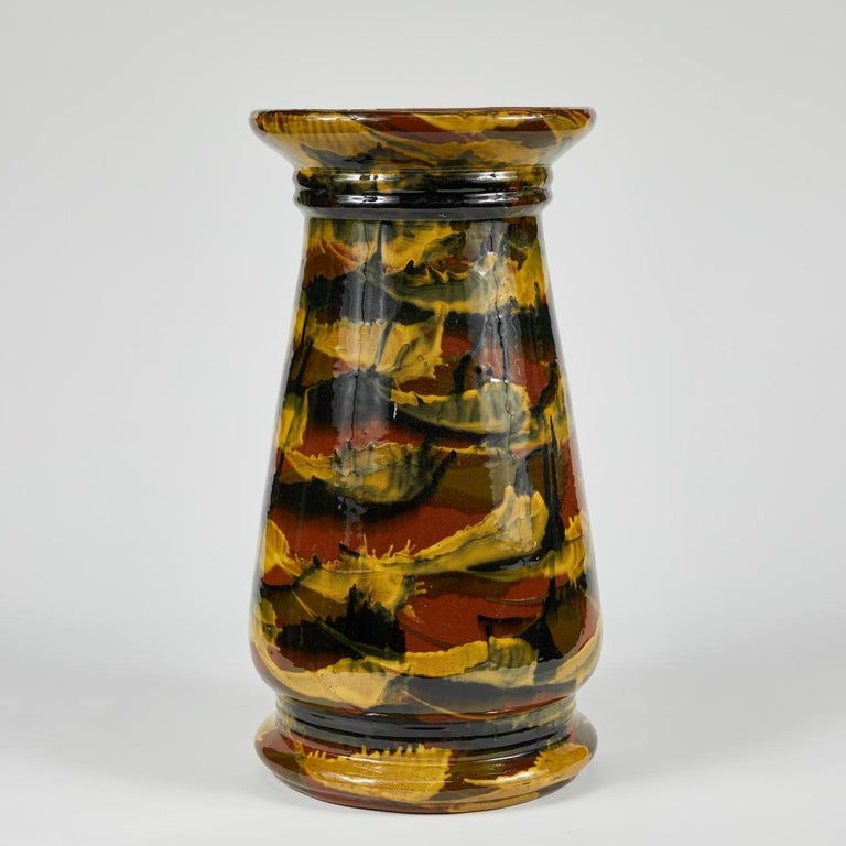 Peters and Reed Glazed Pottery Vase at 1stDibs