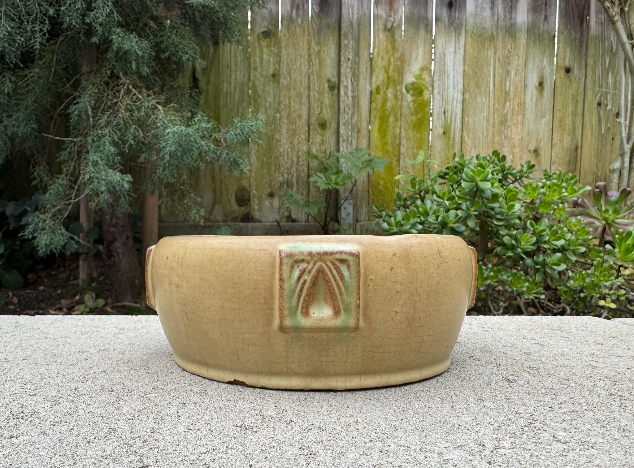 Peters & Reed Zanesville Arts & Crafts Ceramic Bowl for, United States, c.1920. 