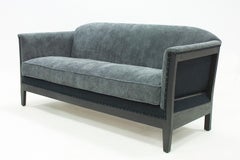 Peterson Sofa with Aqua Velvet Fabric