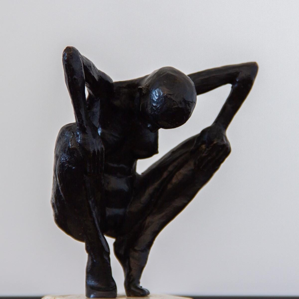 Bronze 'Petit Accroupie' by Nicolas Lavarenne, 1991