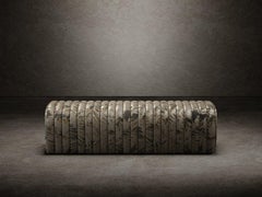 Petit Arrêt Bench Java Tessuto testurizzato e lucido