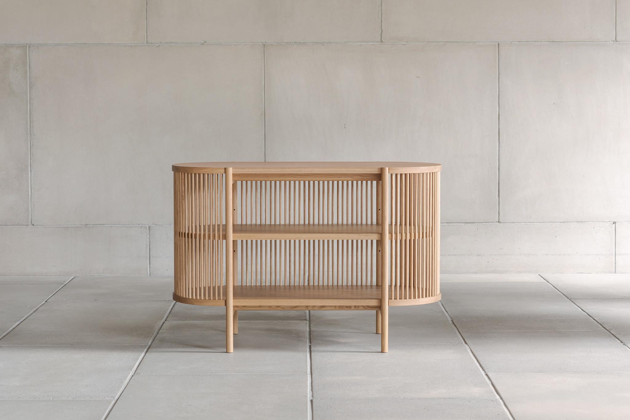 The Petit Bastone sideboard is a new addition to the Bastone case piece collection. It is designed by the master cabinet maker and designer Antrei Hartikainen for Poiat.

The Bastone Case Piece collection, which consists of a cabinet and a