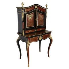 Petit cabinet en marqueterie de Boulle, époque Napoléon III - Milieu du XIXe siècle