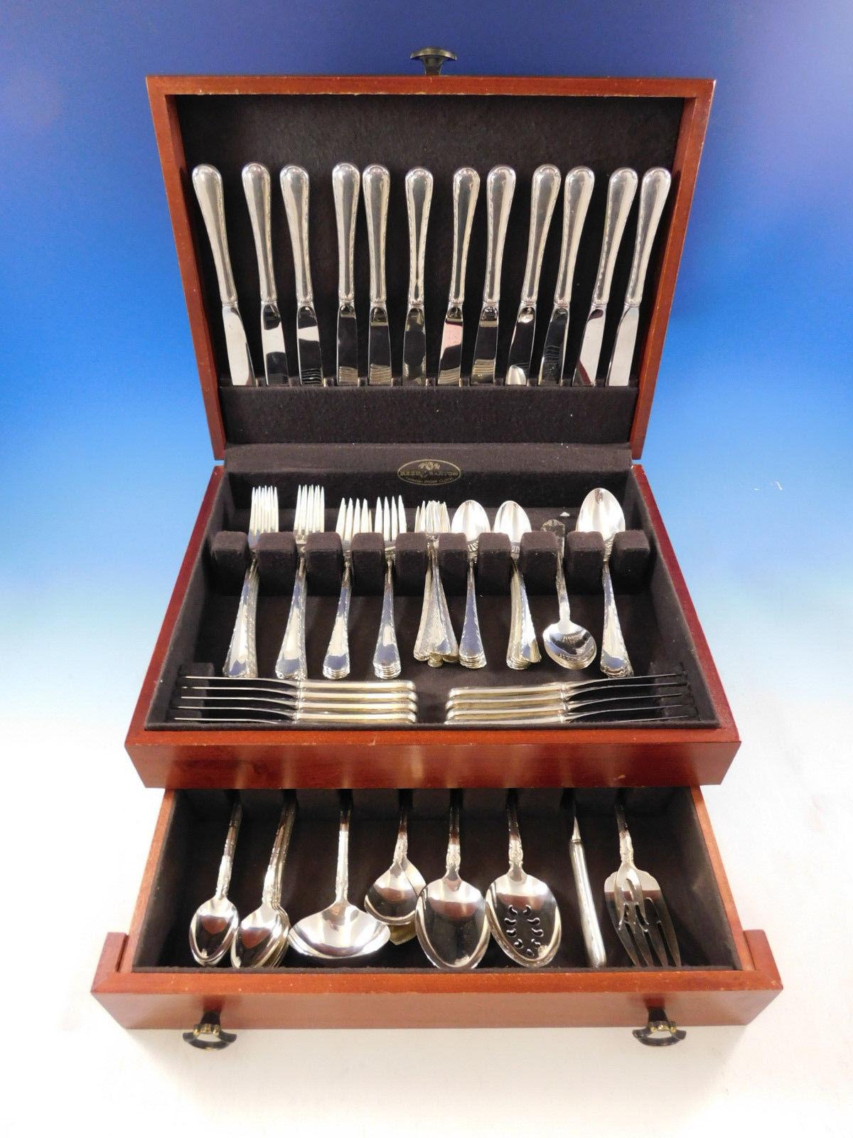 Monumentale set di posate in argento sterling 