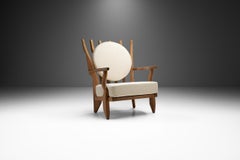 “Petit Repos” Armchair by Guillerme et Chambron for Votre Maison, France 1950s