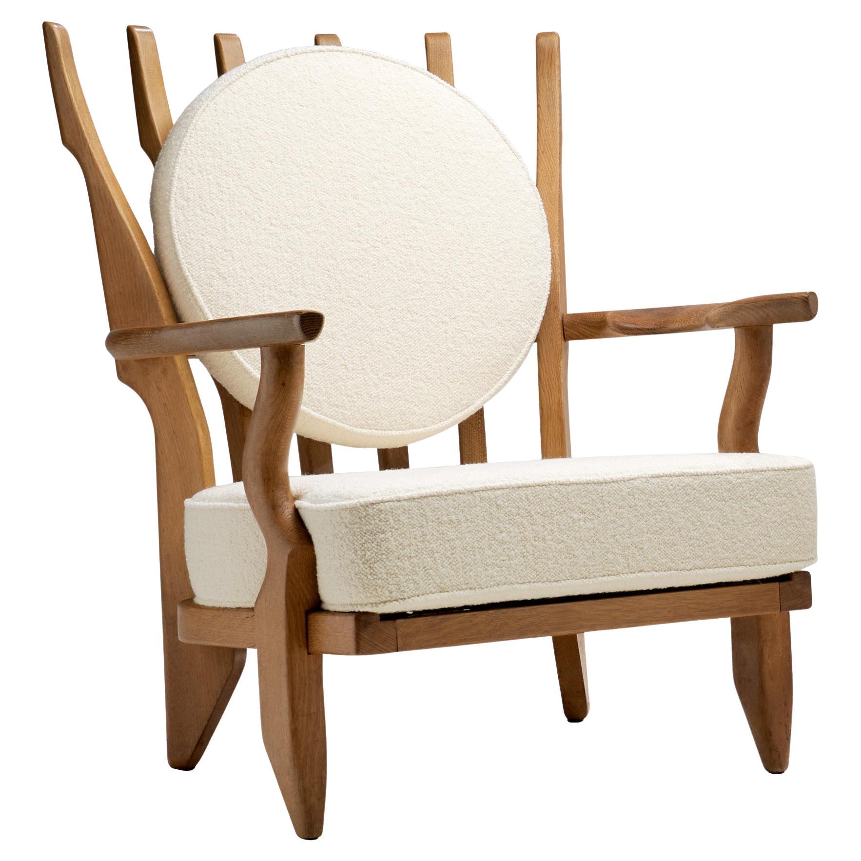 Sillón "Petit Repos" de Guillerme et Chambron para Votre Maison, Francia Años 50