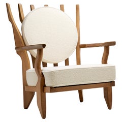 “Petit Repos” Armchair by Guillerme et Chambron for Votre Maison, France 1950s