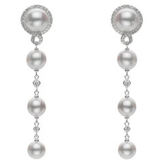 Petit Soleil Akoya Zuchtperlen-Tropfen-Ohrringe MEA10001ADXWV001