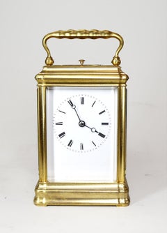 Petit Sonnerie Carriage Clock in Gorge Case with original Gilding