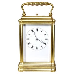 Petit Sonnerie Carriage Clock in Gorge Case with original Gilding
