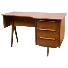 Petit Teak Desk by Peter Løvig Nielsen Scandinavian Modern Design, 1960s