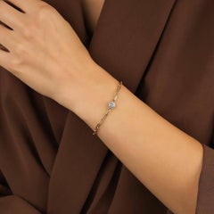 0.35ct Diamond Chain Link Bracelet