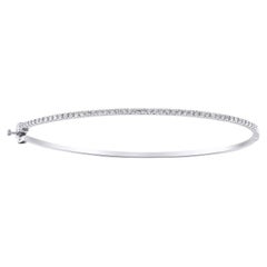 Bracelet en or massif et diamant 0,55 carat