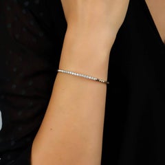 0.80ct Rose Gold Diamond Bangle