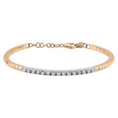 0,80 Karat Roségold Diamant-Armreif