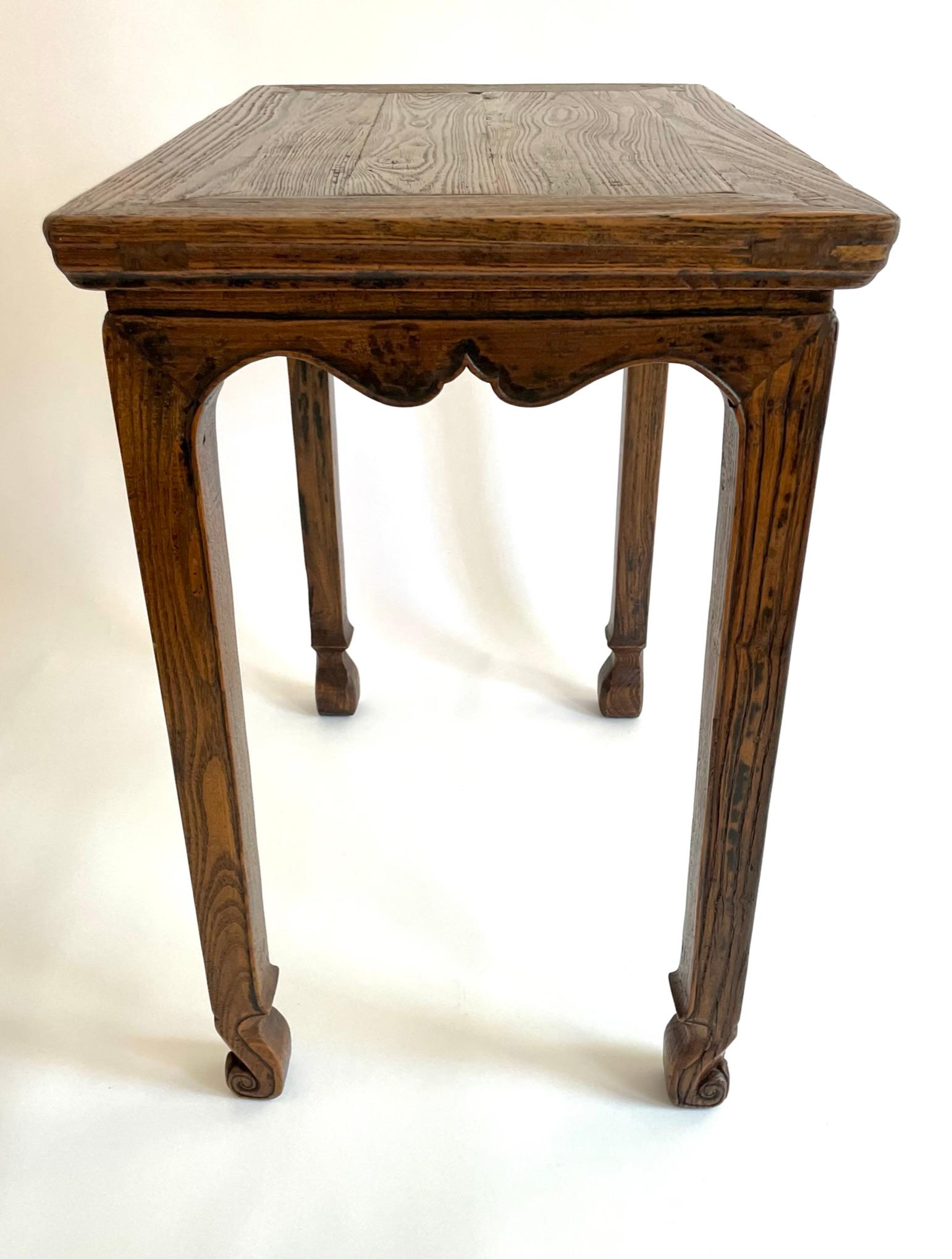 Petite 19th Century Chinese Wine Table For Sale 5