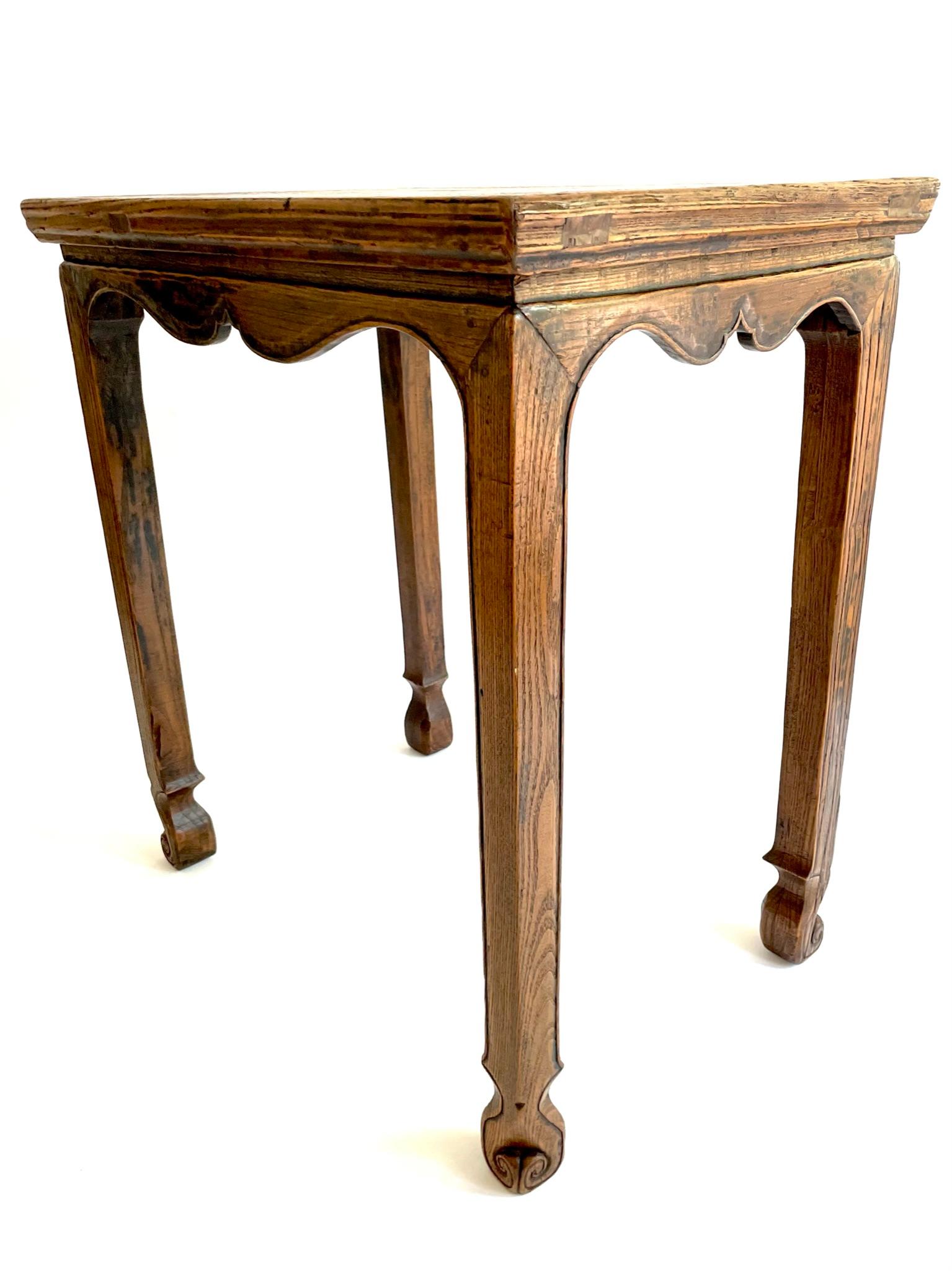 Petite 19th Century Chinese Wine Table For Sale 9