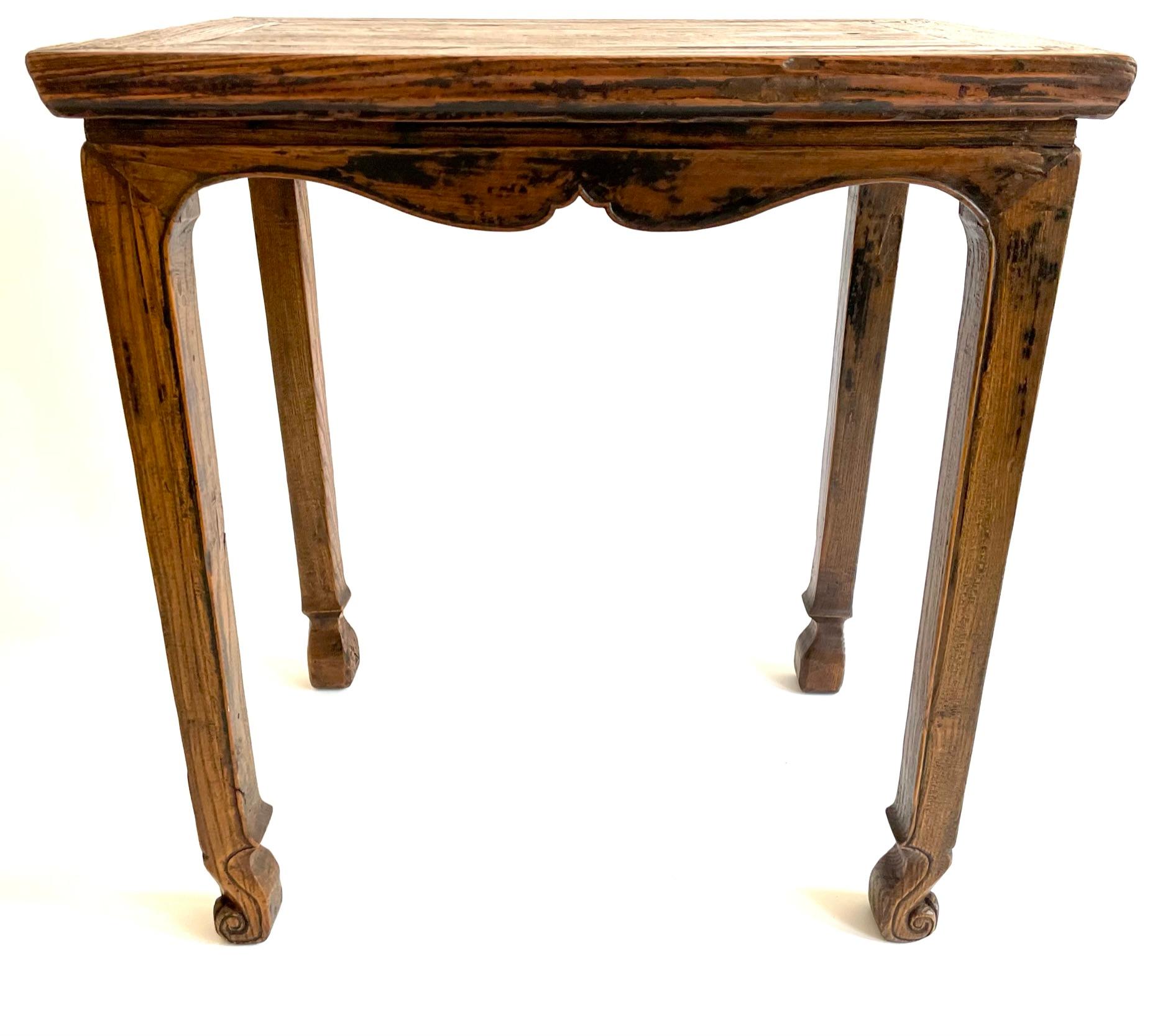 Petite 19th Century Chinese Wine Table For Sale 11