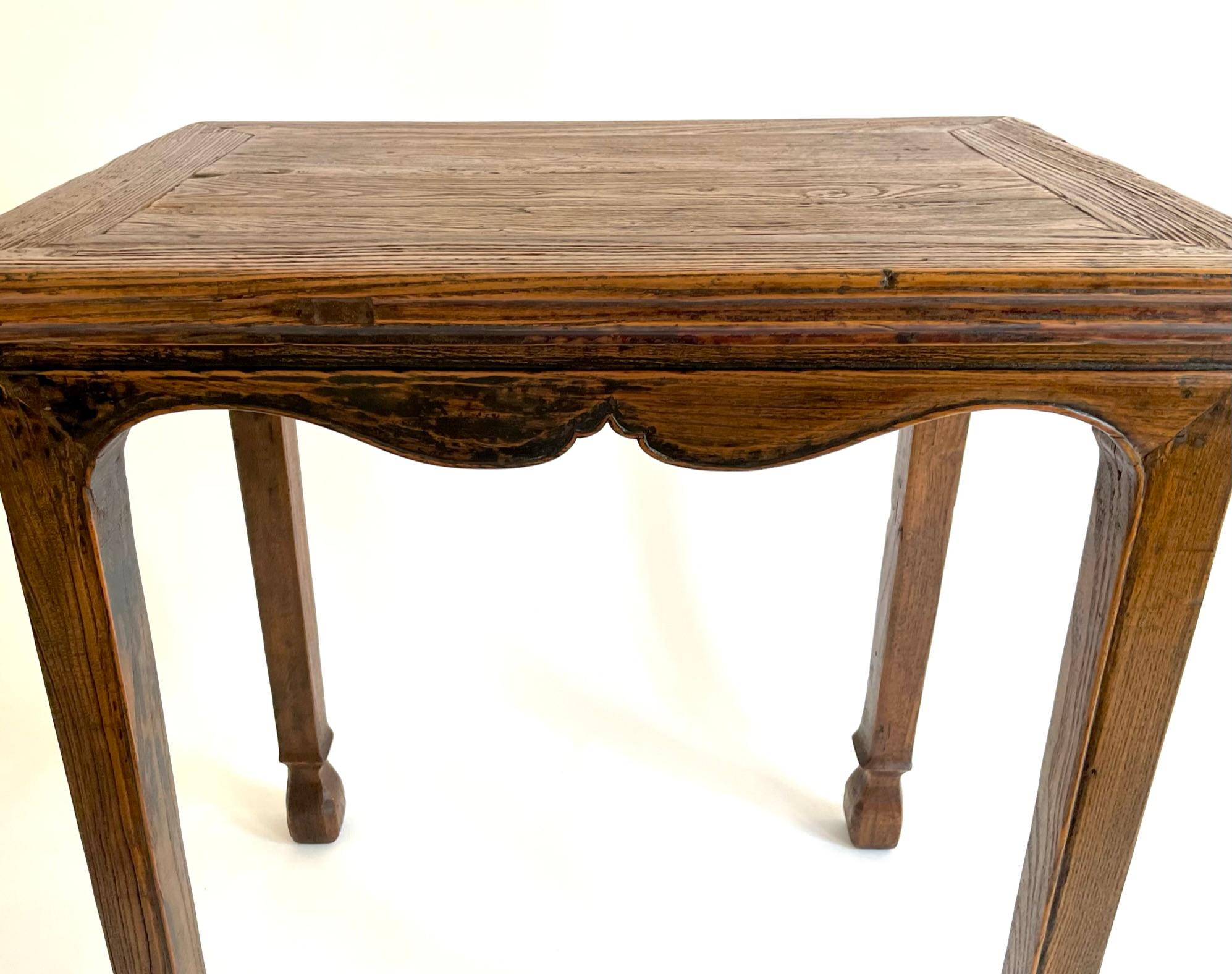 Petite 19th Century Chinese Wine Table For Sale 1
