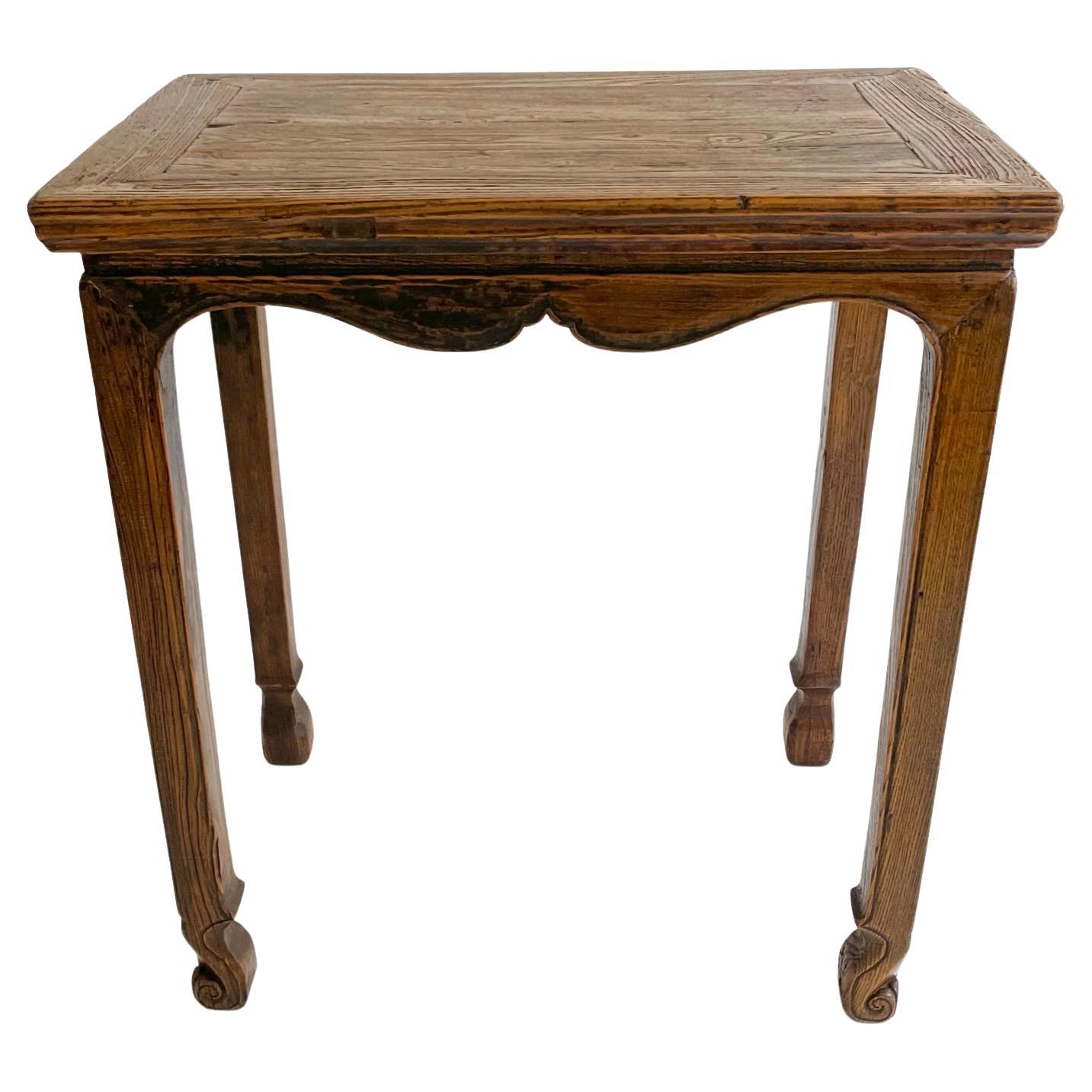Petite 19th Century Chinese Wine Table For Sale